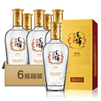 970.劲酒 毛铺,商城价598.00,劲牌 劲酒 毛铺苦荞酒 金荞 白酒 42度500ml6瓶