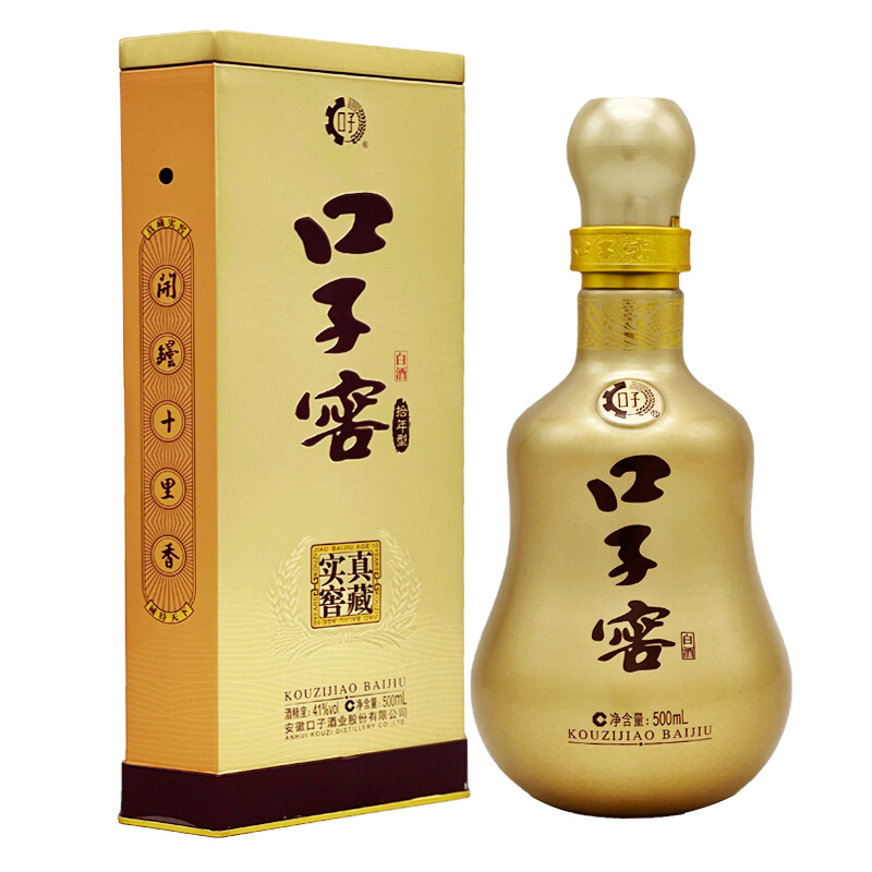 1041.口子窖 10年 单瓶装,商城价328.00,口子窖10年型 十年型41度500ML1单瓶白酒口子酒