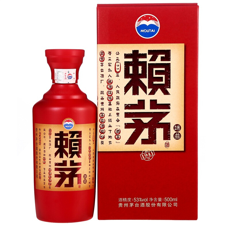 1214.赖茅端曲 单瓶装,商城价239.00,赖茅 端曲 53度 500ml 酱香型白酒